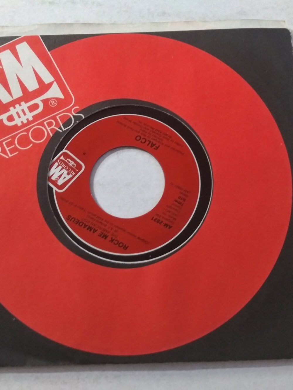 Falco – Rock Me Amadeus NM Original 45RPM A&M AM-2821 Record 1985 NEW WAVE SYNTH